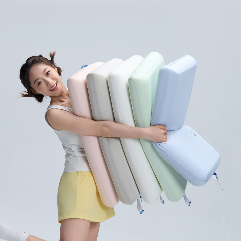 Memory Foam Orthopedic Pillow Neck Pain - หมอนเมมโมรี่โฟม หมอนรองคอเพื่อสุขภาพ ช่วยบรรเทาอาการปวด รองรับกระดูกต้นคอตามหลักสรีรศาสตร์ สำหรับนอนตะแคง นอนหลัง