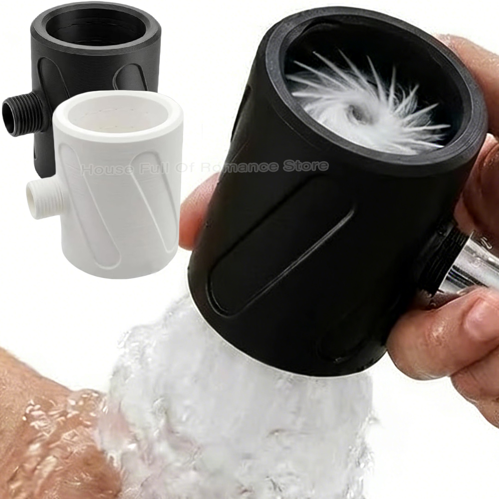 High Pressure Shower Head Handheld - ฝักบัวอาบน้ำแบบวงกลม ดีไซน์ใหม่ พิมพ์ลาย 3 มิติ แรงดันสูง
