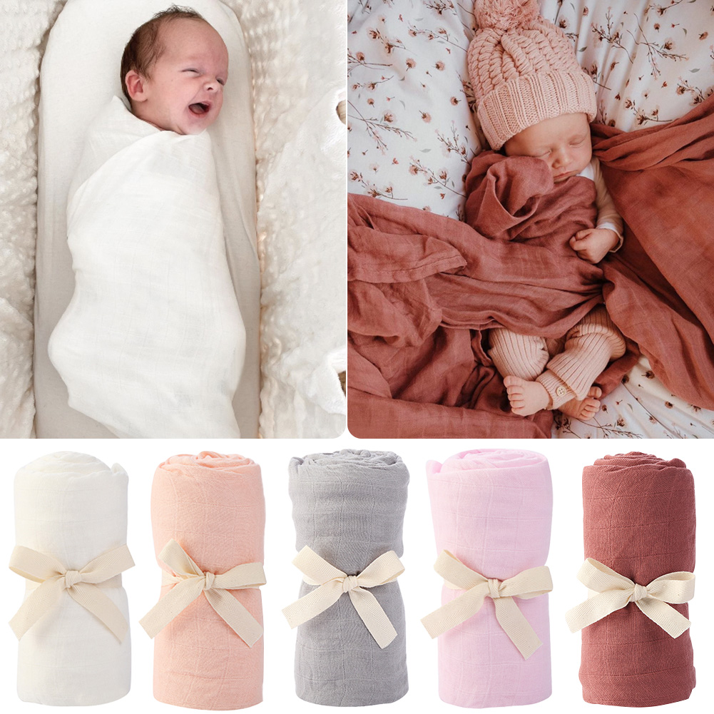 Muslin Cotton Bedspread - ผ้าห่มผ้าใยไผ่แข็งสำหรับทารกผ้าห่มอุ่นสำหรับผ้าหุ้มตัวเด็กอาบน้ำสำหรับเด็กทารกผ้าห่มมัสลินสำหรับเด็กผู้ชายเด็กผู้หญิง