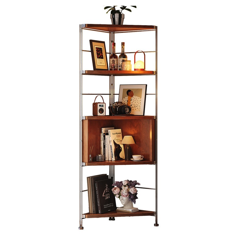 Storage & Organization - ชั้นวางของเข้ามุมสไตล์ยุคกลาง, ตู้เก็บของรูปสามเหลี่ยมสำหรับห้องนั่งเล่น ตู้เก็บของอเนกประสงค์เข้ามุม