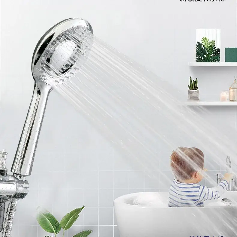 High Pressure Shower Head Handheld - หัวฝักบัวแรงดันสูงแบบมือถือ ป้องกันการระเบิด ทนต่อการตกกระแทก ประหยัดน้ำ ฉีดน้ำแบบฝน ใช้งานได้หลากหลาย