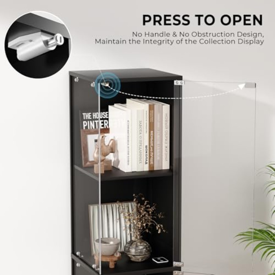 ตู้โชว์มุมพร้อมประตูกระจก ทำจา - Lighting บทวิจารณ์และราคา