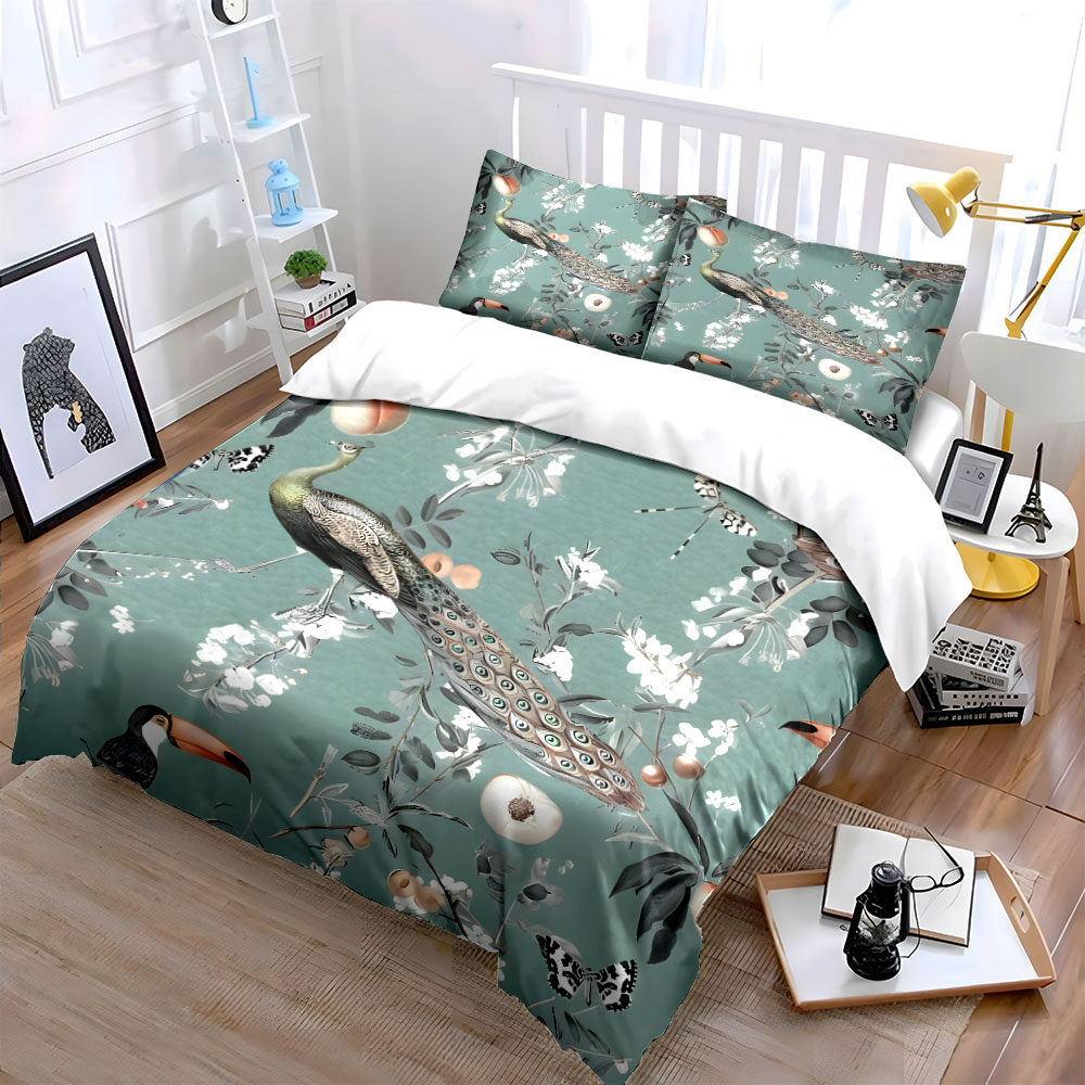 ชุดเครื่องนอนลายดอกไม้ 3 ชิ้น  - Aesthetic Floral Duvet Cover บทวิจารณ์และราคา