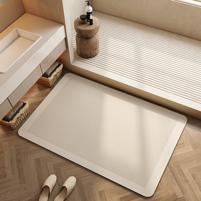 แผ่นรองอาบน้ำไดอะตอมไมต์ ซึมซั - Quick Dry Diatomite Bath Mat บทวิจารณ์และราคา
