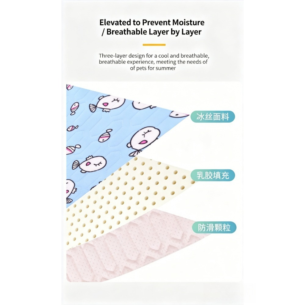 แผ่นรองนอนสำหรับสัตว์เลี้ยง ฤด - Cooling Blanket Hot Sleepers บทวิจารณ์และราคา