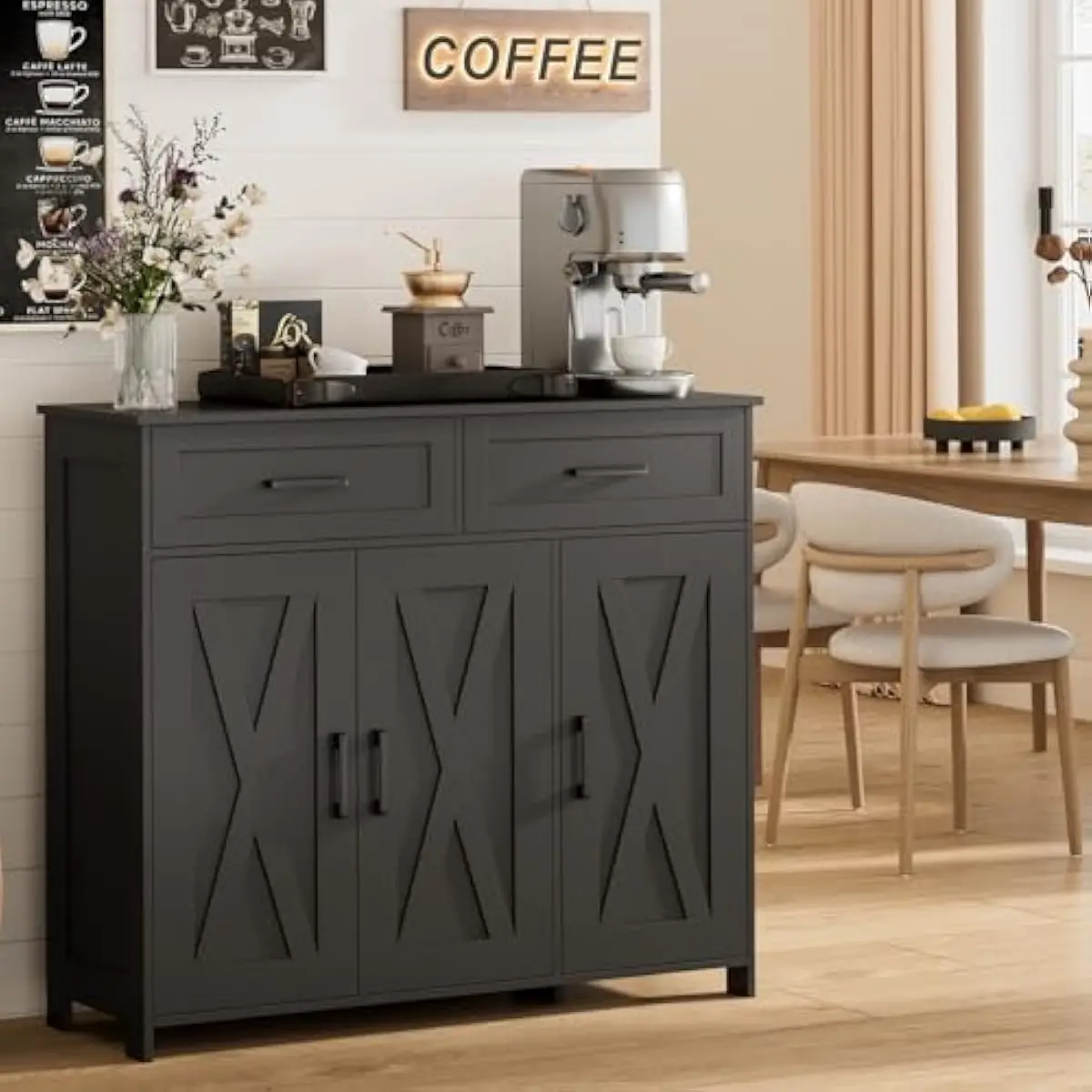 ตู้เก็บของสำหรับบาร์กาแฟพร้อมล - Kitchen บทวิจารณ์และราคา
