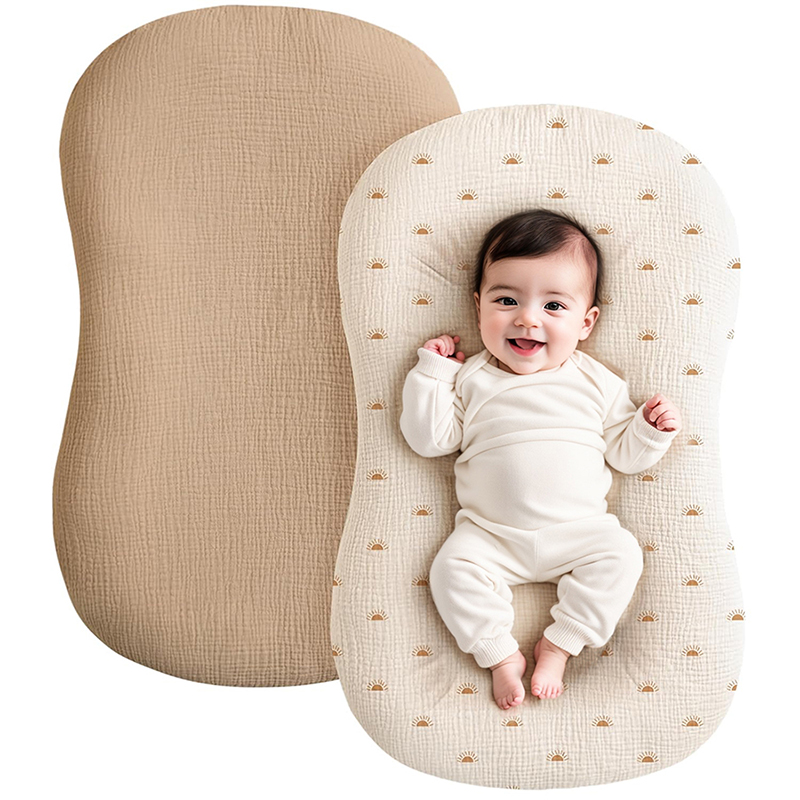 ผ้าคลุมเบาะนอนเด็กอ่อน 2 ชิ้น  - Muslin Cotton Bedspread บทวิจารณ์และราคา