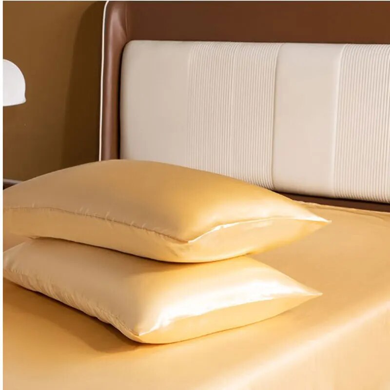 ปลอกหมอนสำหรับผมและหนัง1ชิ้นปล - Satin Silk Pillowcase Hair Skin บทวิจารณ์และราคา