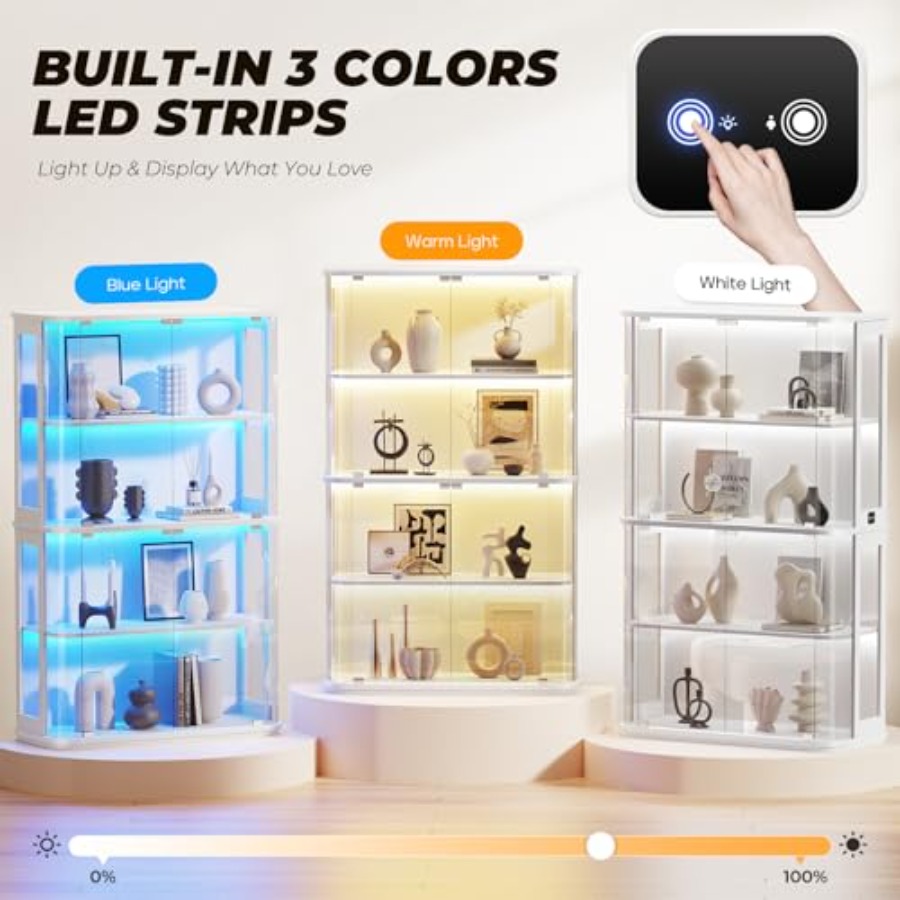 ตู้โชว์ทรงโค้งสำหรับใช้ในร้านค - Lighting บทวิจารณ์และราคา