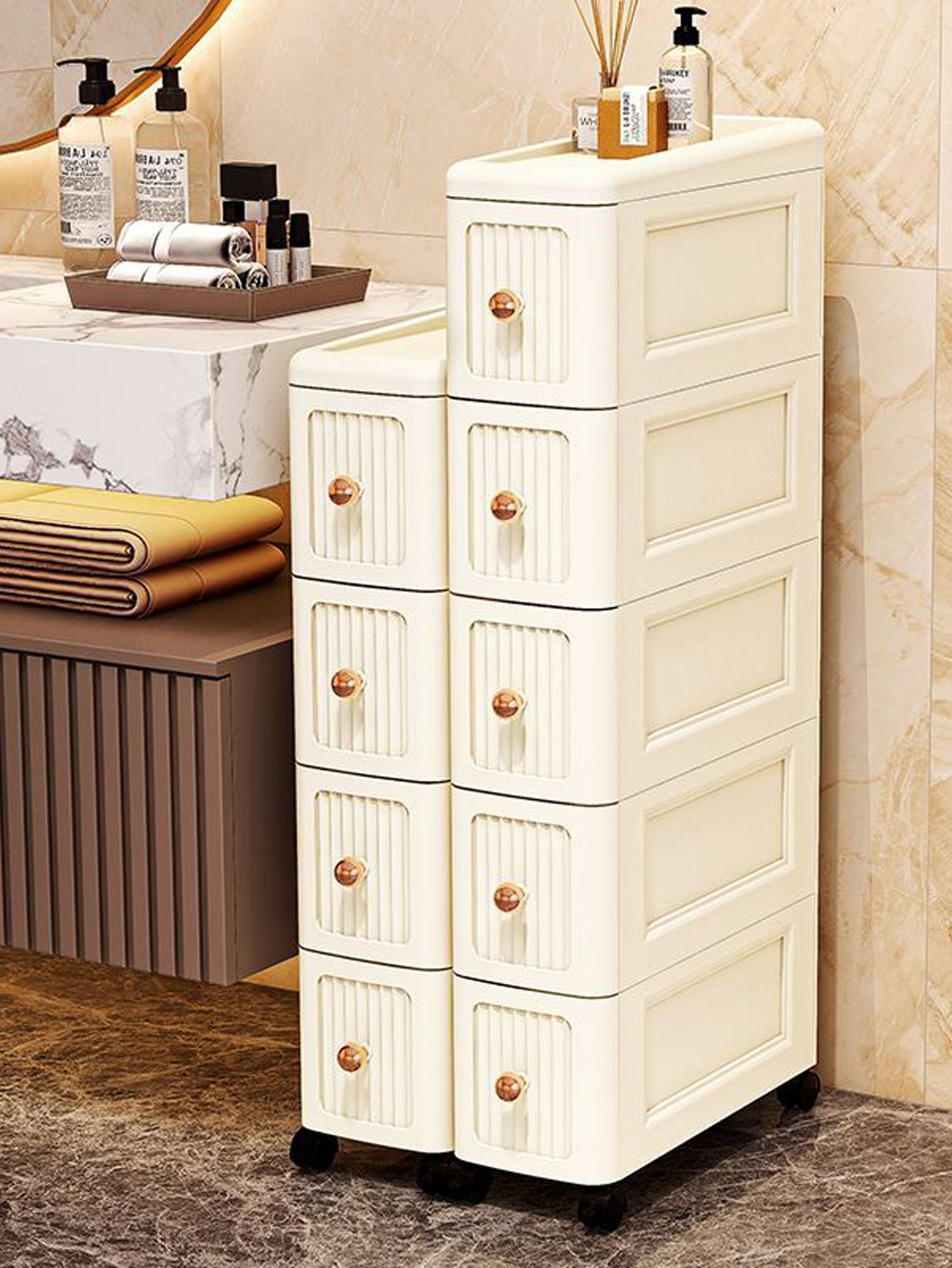 ตู้เก็บของแบบมีช่องว่างกว้าง 1 - Kitchen บทวิจารณ์และราคา