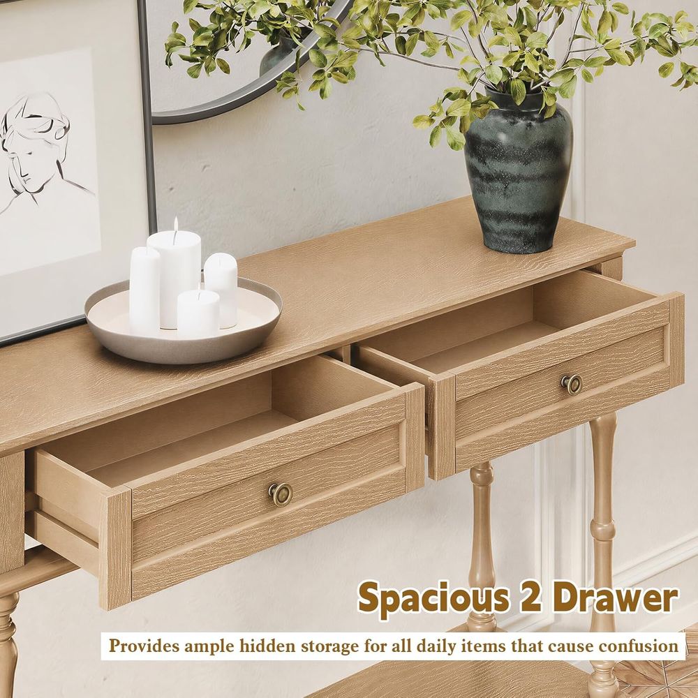 โต๊ะทางเข้าแบบมินิมอลพร้อมตู้เ - Storage & Organization บทวิจารณ์และราคา
