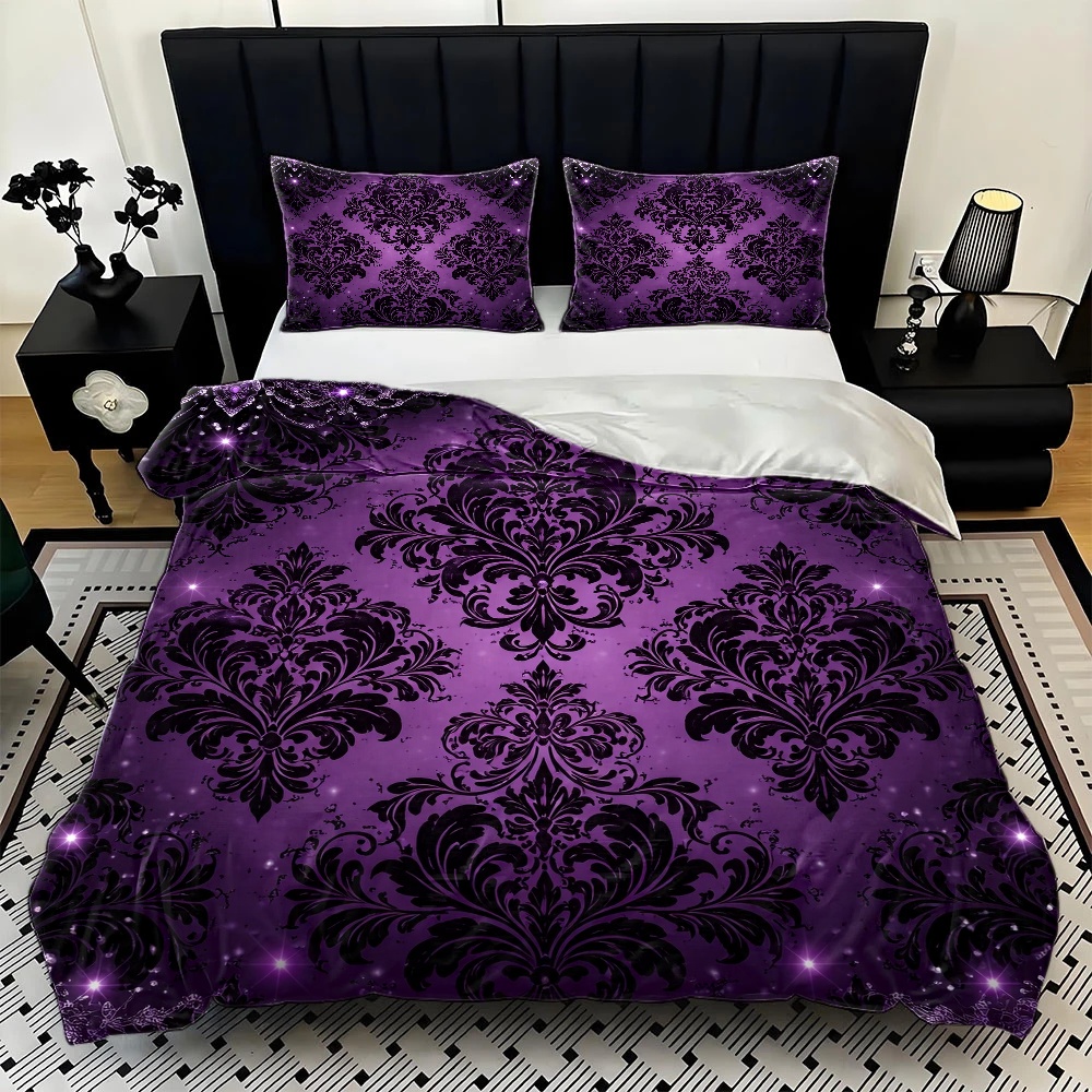 ชุดผ้าปูที่นอนลายดอกไม้หรูหรา  - Duvet Cover Sets With Zipper บทวิจารณ์และราคา