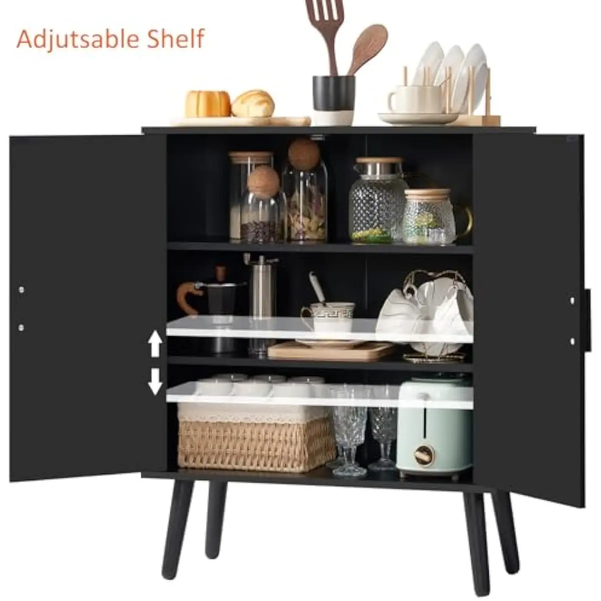 ตู้เก็บของพร้อมชั้นวางปรับระดั - Storage & Organization บทวิจารณ์และราคา