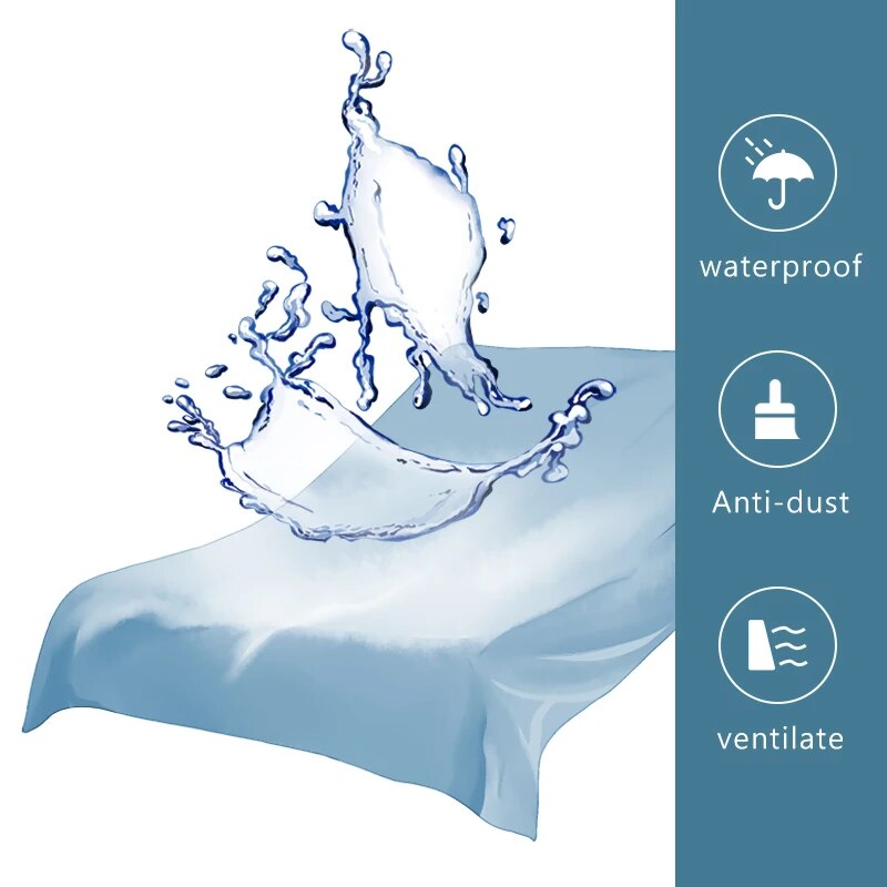 ผ้าคลุมที่นอนแผ่นกันน้ำผ้าคลุม - Waterproof Mattress Protector Breathable บทวิจารณ์และราคา