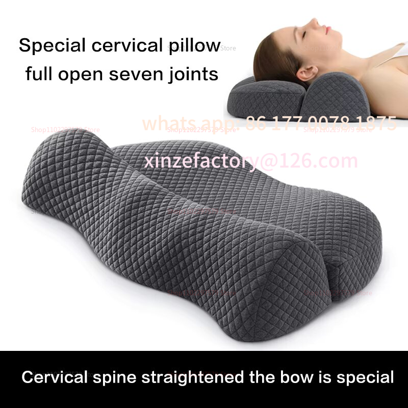 หมอนรองคอเมมโมรี่โฟมปรับได้ รุ - Memory Foam Orthopedic Pillow Neck Pain บทวิจารณ์และราคา