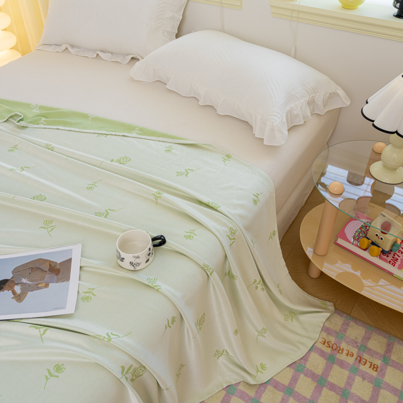 ผ้าห่มเย็นทำจากไม้ไผ่ 100% สำห - Cooling Blanket Hot Sleepers บทวิจารณ์และราคา