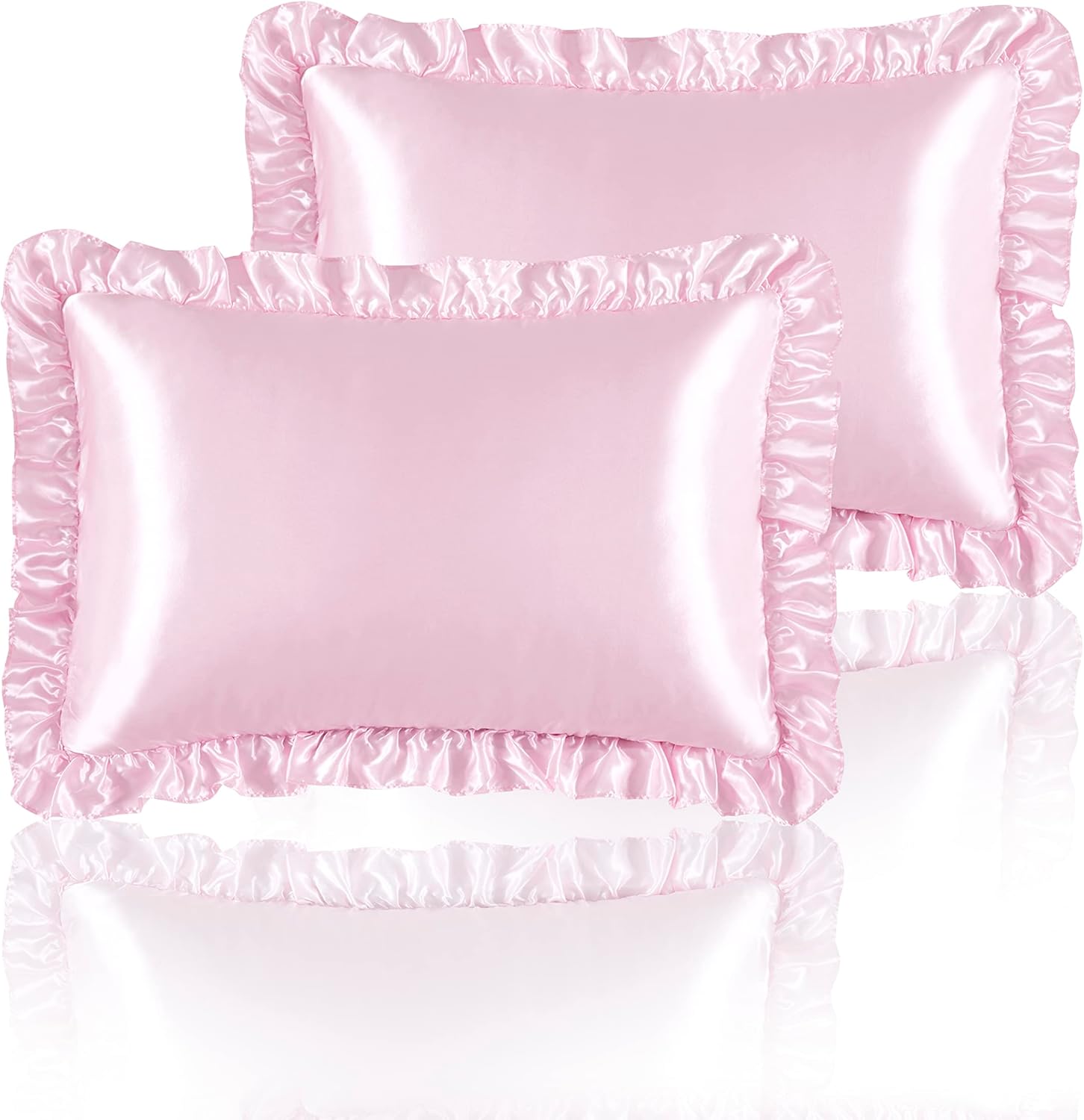 ปลอกหมอนผ้าซาติน 2 ชิ้น สำหรับ - Satin Silk Pillowcase Hair Skin บทวิจารณ์และราคา