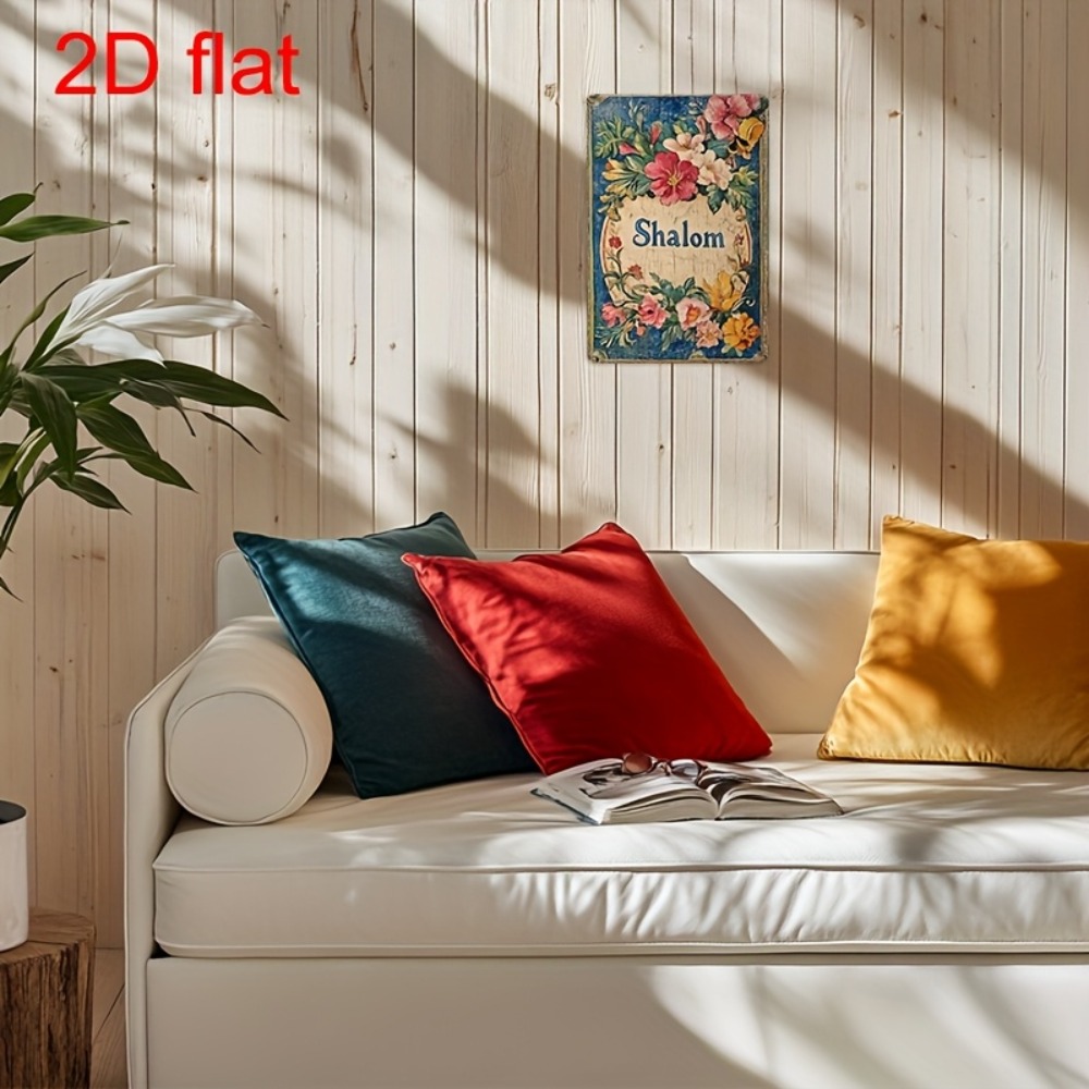 CIFBUY ป้ายโลหะอลูมิเนียมลายดอ - Home Decor บทวิจารณ์และราคา